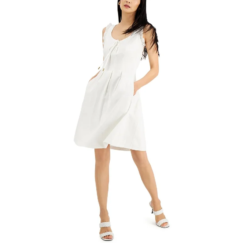 Everyday Wear INC Womens Lined Summer Midi Dress