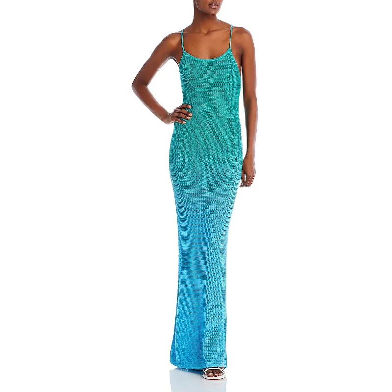 Day To Night Styles Fore Womens Knitted Ombre Maxi Dress