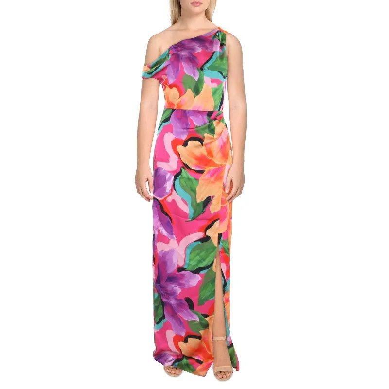 Ride The Style Wave Show Me Your Mumu Womens Full Length Printed Maxi Dress