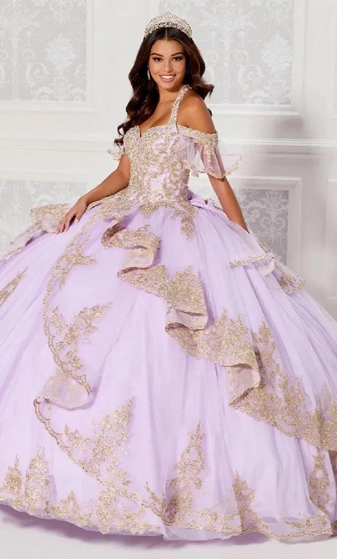 Latest Fashion for Women Princesa by Ariana Vara PR30118 - Sweetheart Applique Embellished Ballgown