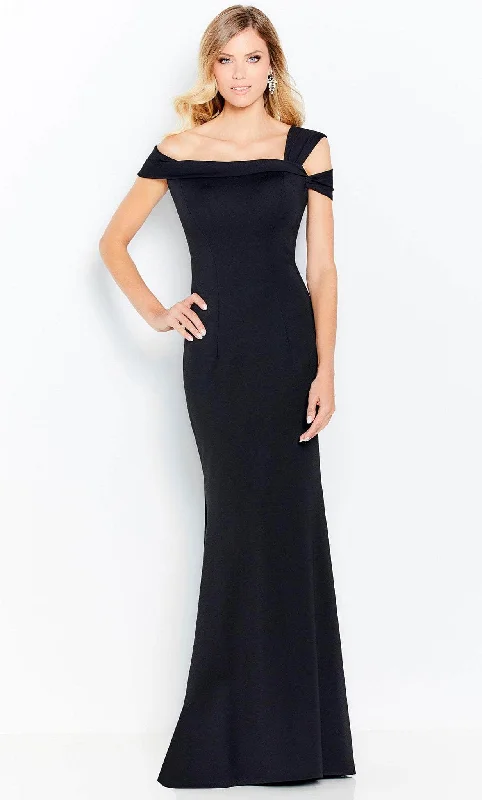 Sophisticated Fashion Cameron Blake 120604W - Split Sleeved Formal Gown