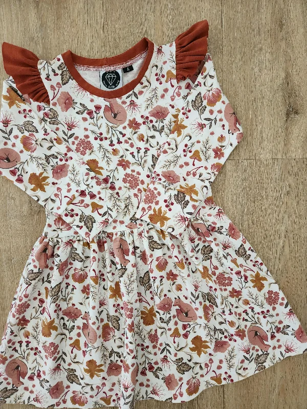 Unbeatable Prices Floral Foxes Flutter Dress-Pre Order