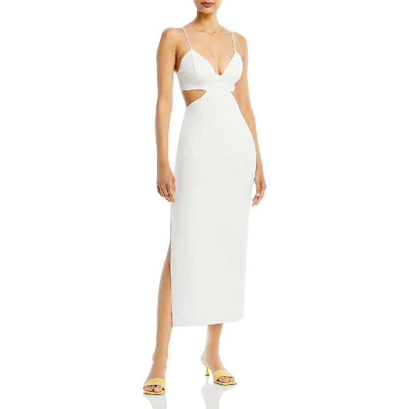 Big Savings Bardot Womens Cut-Out Cocktail Midi Dress