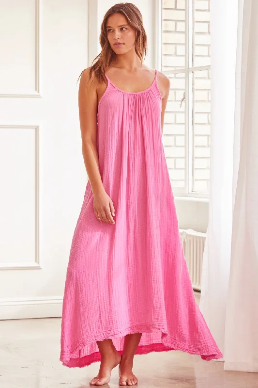 Holiday Special Offers Tulum Low Back Maxi Dress - Peony