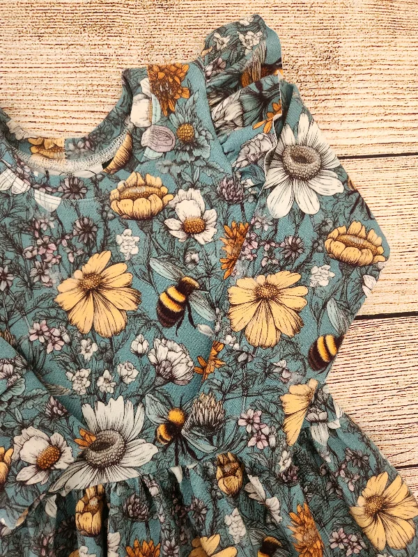 Flash Sales Floral Bee Flutter Dress-Pre Order