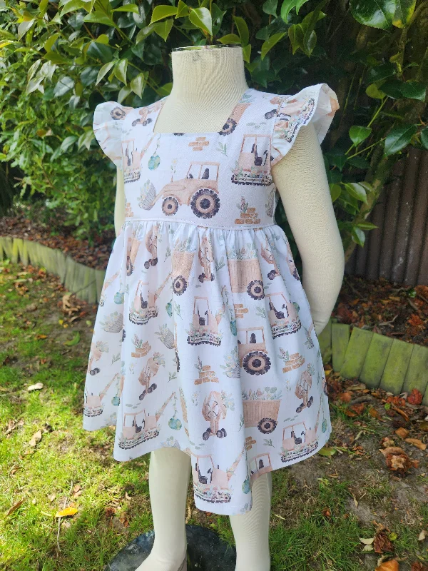 Don't Miss Out Floral Construction Posie Dress- Size 3