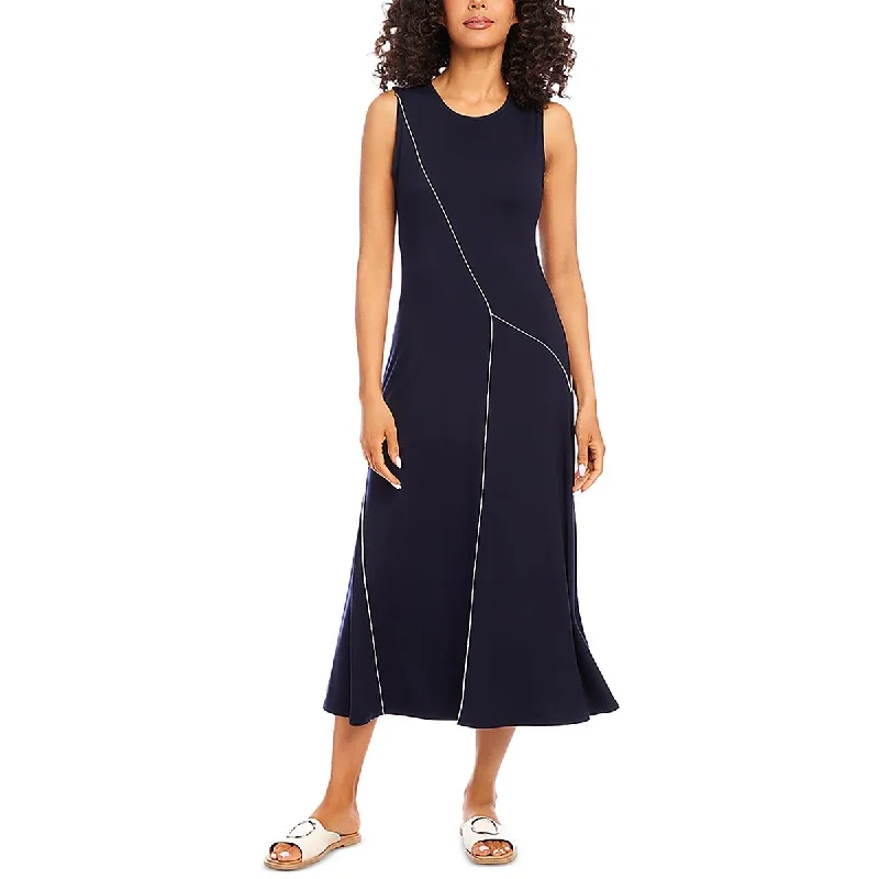 Eclectic Style Wardrobe Karen Kane Womens Solid Long Maxi Dress