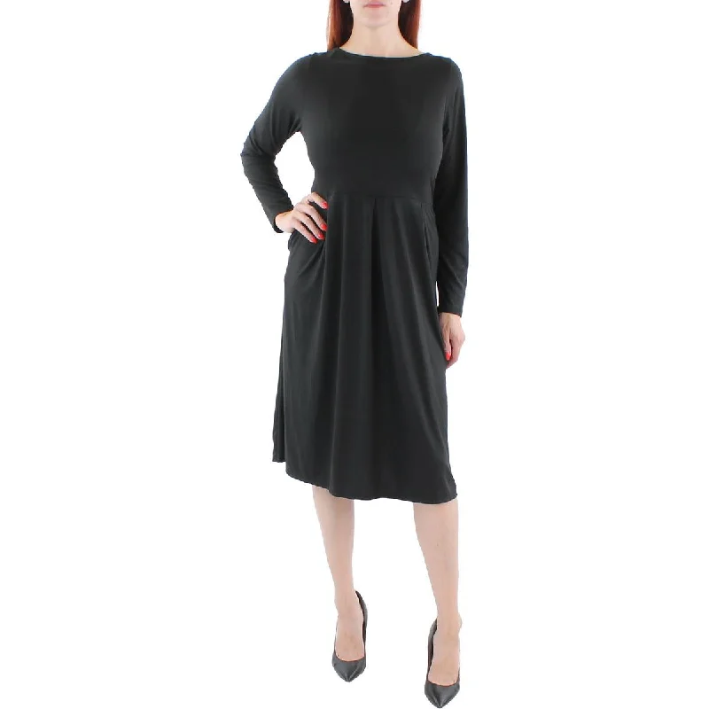 Style Breakthroughs 24seven Comfort Apparel Womens Bracelet Sleeve Calf Midi Dress