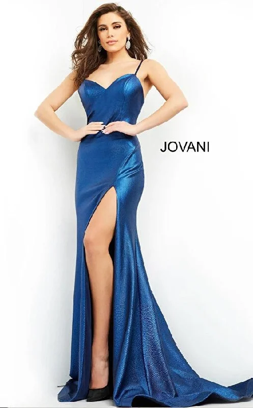 New Arrival Discounts Jovani 06527 Spaghetti Strap Long Prom Gown