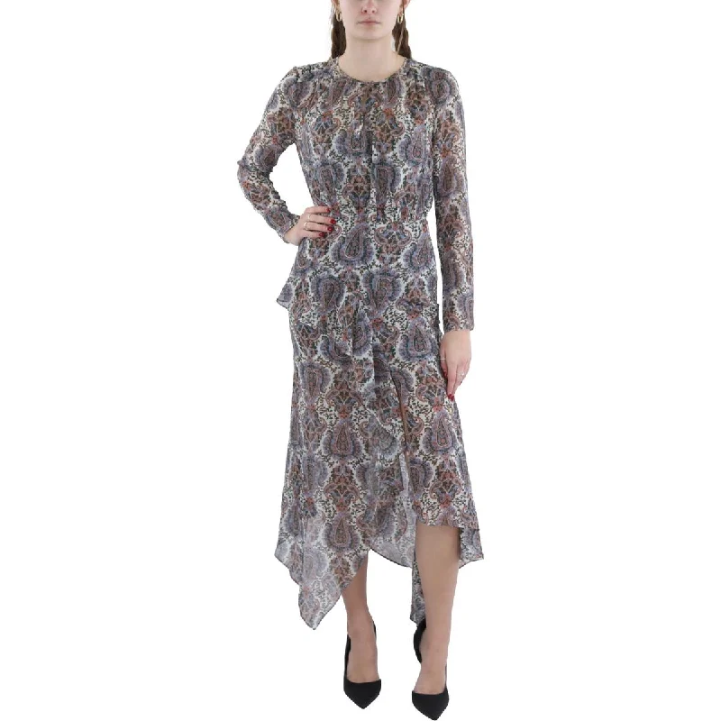 Quality Driven Apparel Veronica Beard Womens Full Length Paisley Maxi Dress