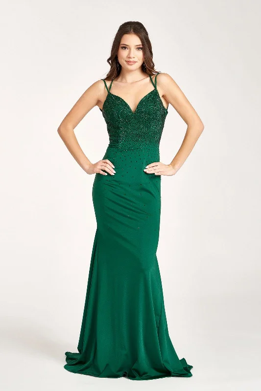 Big Sale Event Sleeveless Beaded Mermaid Prom Long Dress