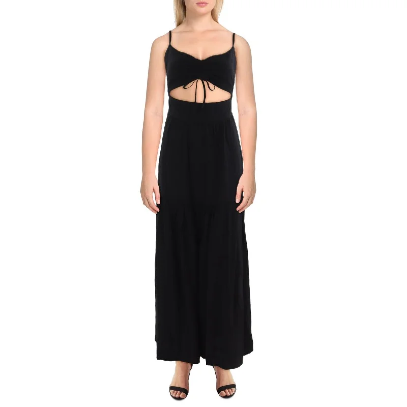 Redefining Women's Fashion L'Space Womens Zuri Cut-Out Halter Maxi Dress