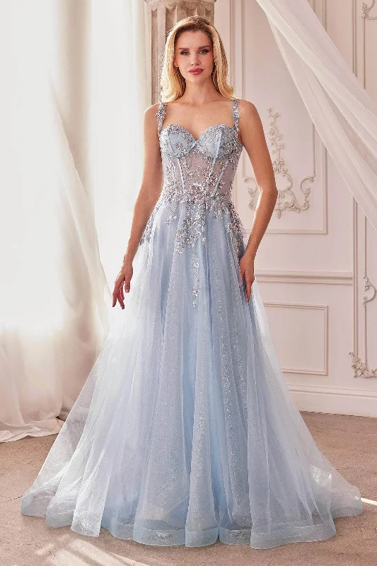 Budget-Friendly Fashion Andrea and Leo A1258 - Illusion Corset Sweetheart Prom Gown