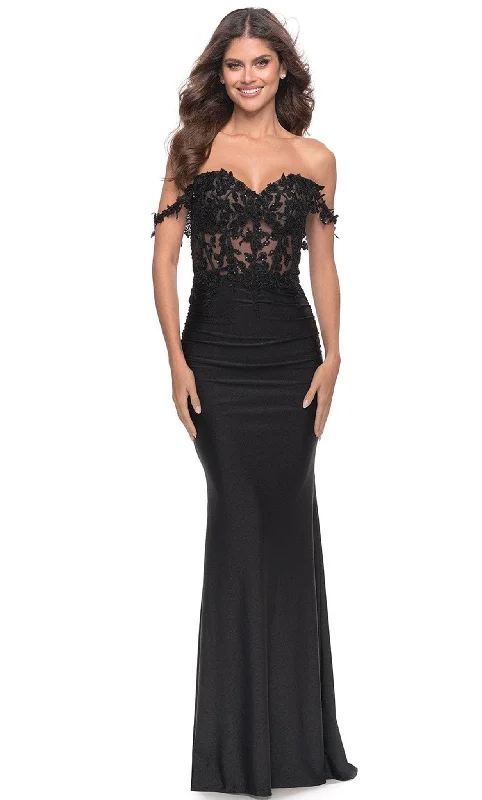 Wardrobe Upgrade La Femme 31314 - Sweetheart Trumpet Evening Gown