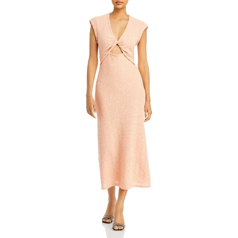 Stylish Basics Derek Lam 10 Crosby Womens Barbara Knit Long Midi Dress