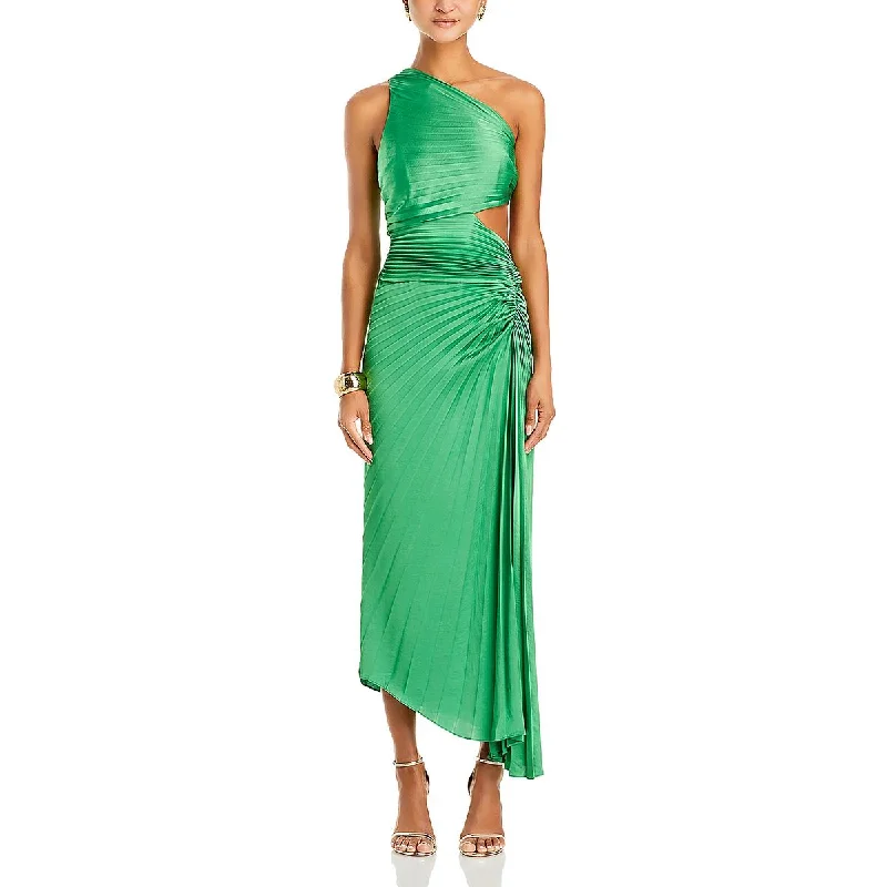 Seasonal Sale A.L.C. Womens Tea Length Pleated Maxi Dress