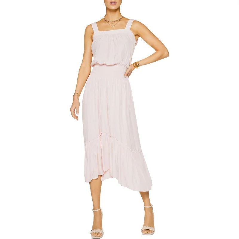 Limited Styles Ramy Brook Womens Mackenzy Smocked Long Midi Dress