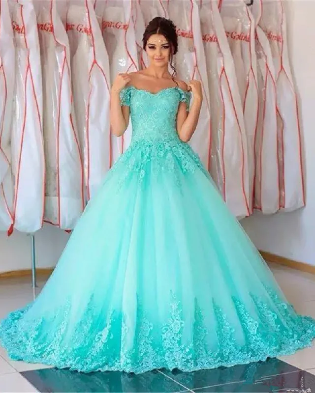 Premium Fabrics Princess Turquoise Quinceanera Dress Ball Gown Girls Sweet Sixteen Dress PL0603 Premium Fabrics Princess Turquoise Quinceanera Dress Ball Gown Girls Sweet Sixteen Dress PL0603