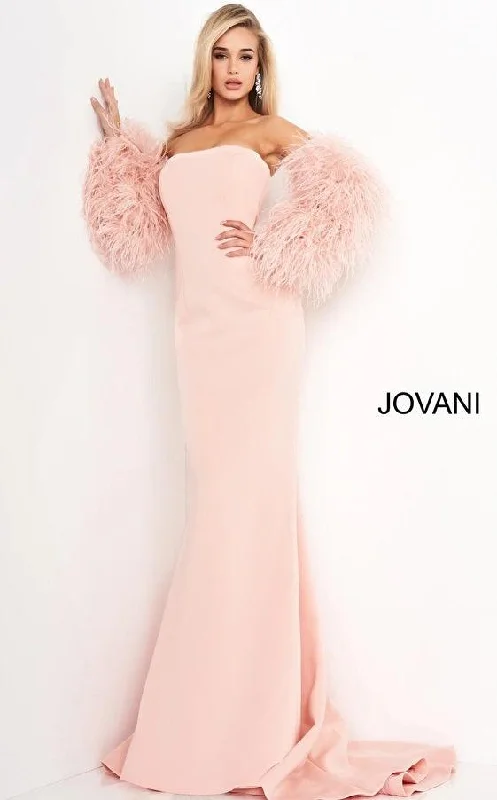 Modern Casual Clothing Jovani 1226 Strapless Long Mermaid Prom Gown