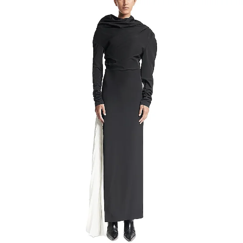 Fashionista Favorites A.W.A.K.E MODE Womens Long Side-Slit Maxi Dress