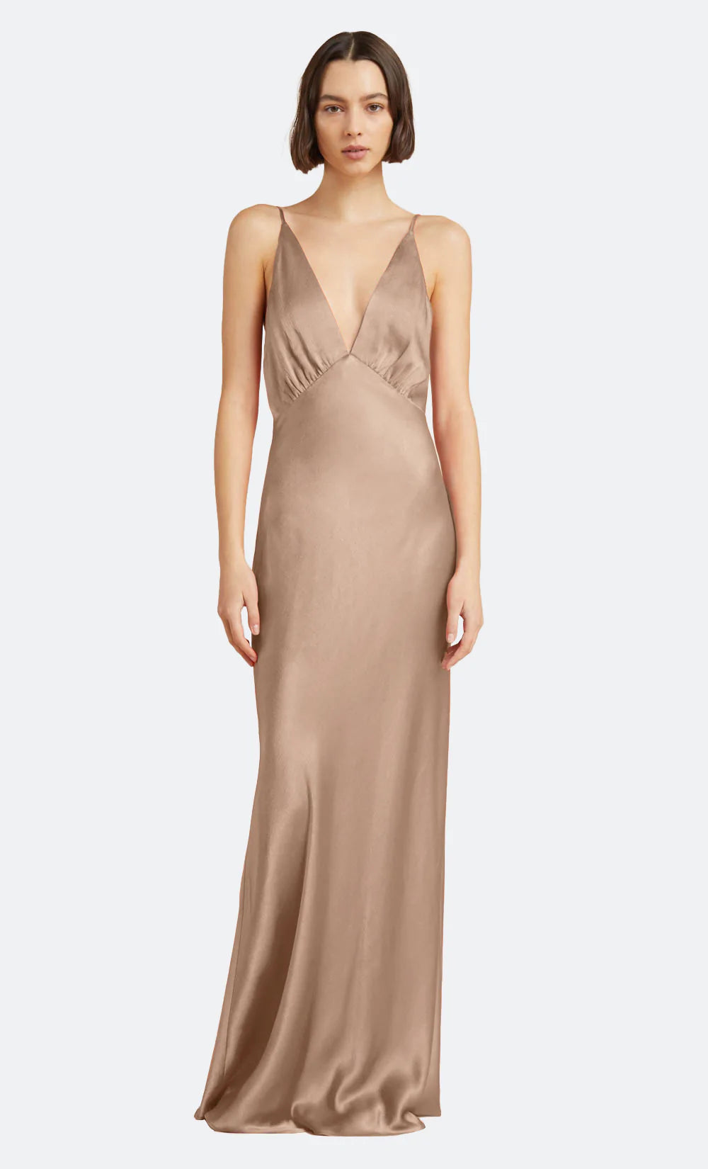 Women's Clothing Boutique Lorelai V Maxi Dress - Golden