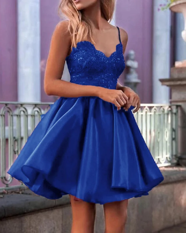 Casual Fashion Cute Royal Blue Short Prom Dress,Organza Short Cocktail Party Gown ,Girls Short Homecoming Dress SP0622 Casual Fashion Cute Royal Blue Short Prom Dress,Organza Short Cocktail Party Gown ,Girls Short Homecoming Dress SP0622