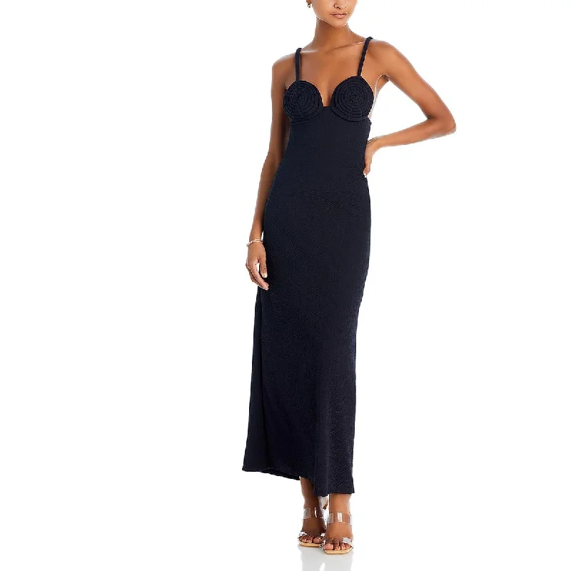 Chic Style, Always In Vogue Bahía María Womens Coco Textured Long Maxi Dress