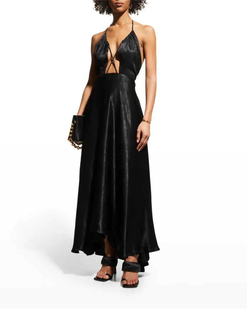 Online Boutique Clothing Orso Maxi Dress - Black