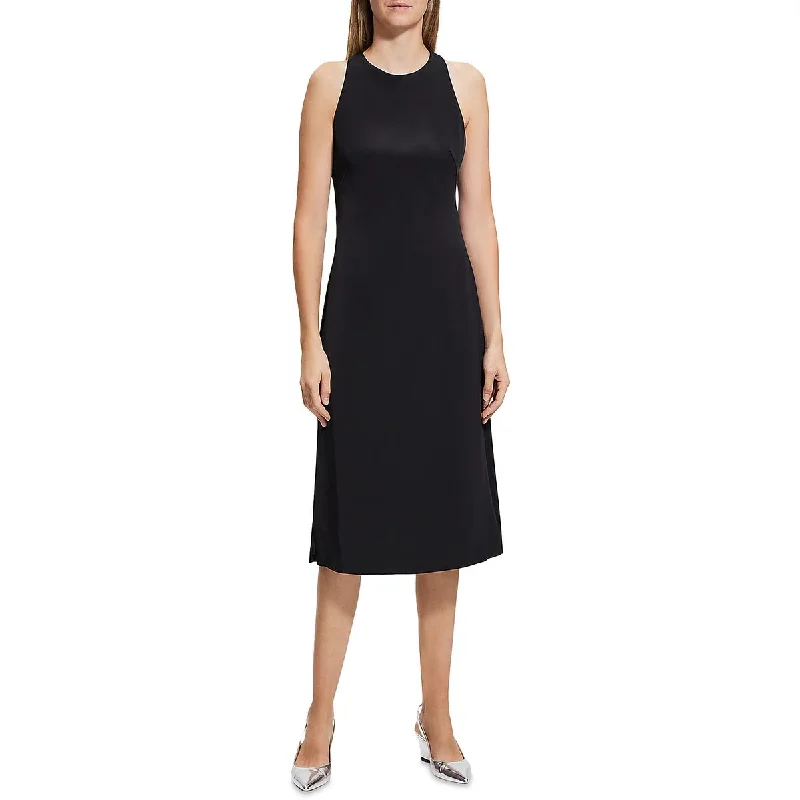 Season Appropriate Women's Collection Theory Womens Crossback Short Midi Dress