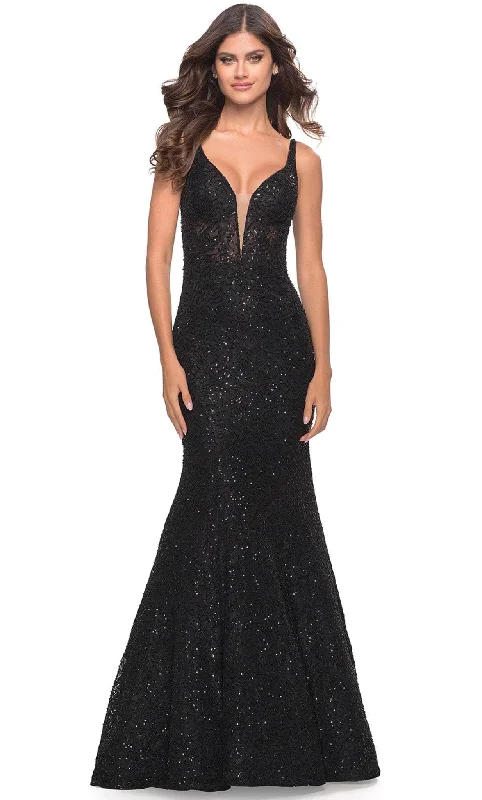 Stylish Savings La Femme 31524 - Trumpet Embellished Evening Gown