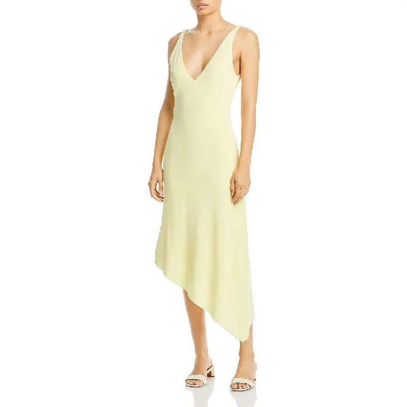 Elevate Your Wardrobe Remain Womens Gosha V-Neck Calf Midi Dress