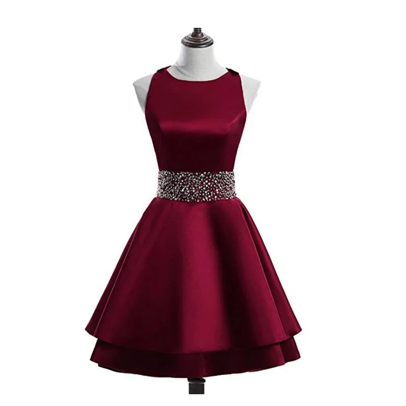 Sophisticated Style Halter A Line Junior Prom Dress Short 8th Grade Semi Formal Party Gown Girls Homecoming Dress Short with Beading Belt SP245 Sophisticated Style Halter A Line Junior Prom Dress Short 8th Grade Semi Formal Party Gown Girls Homecoming Dress Short with Beading Belt SP245