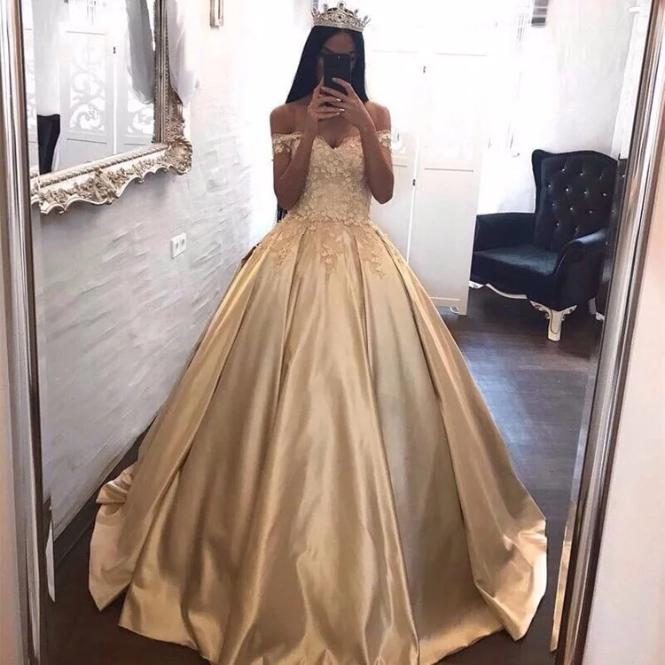 Stylish Women's Apparel Stunning Off the Shoulder Champagne Ball Gown Princess Quinceanera Dress Girls Sweet 16 Dresses Stylish Women's Apparel Stunning Off the Shoulder Champagne Ball Gown Princess Quinceanera Dress Girls Sweet 16 Dresses