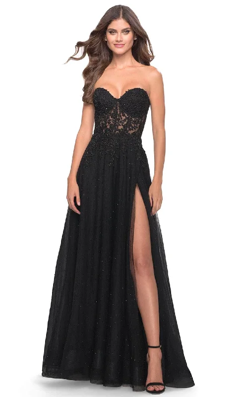 Stylish Savings La Femme 31525 - A-line Sweetheart Neck Gown