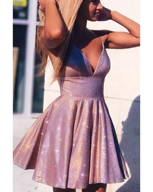 Sophisticated Style Lilac Cute Sequins Glitter Short Cocktail Gown Hoco Dress for Girls 2022 SP11011 Sophisticated Style Lilac Cute Sequins Glitter Short Cocktail Gown Hoco Dress for Girls 2022 SP11011
