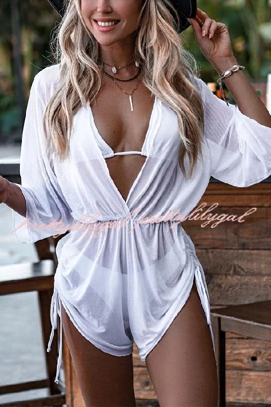 Extreme Clearance Deals Color Lace High Waist Bikini Three-piece Suit