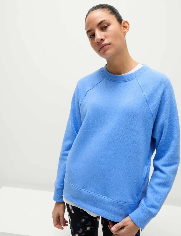 Hot Styles Cotton Rich Crew Neck Sweatshirt - Azure Blue