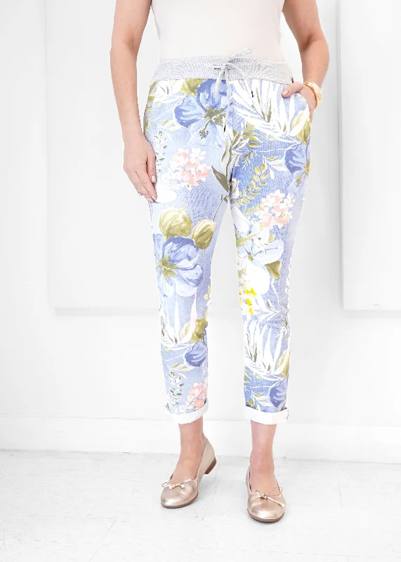 Boutique Styles Catherine Lillywhite's - Floral Cuffed Joggers