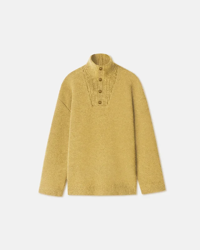 Everyday Basics Zuma - Fluffy-Knit Sweater - Custard