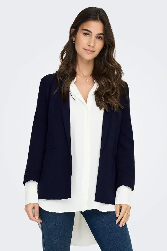 Flash Sale, Don't Miss ONLY Open Fitted Blazer in Night Sky