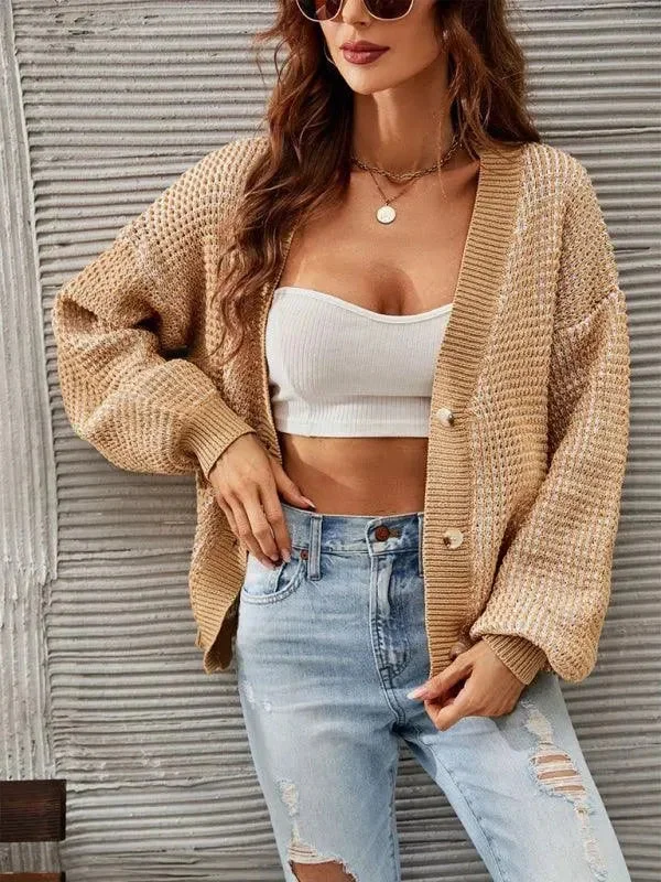 Sophisticated Women’s Fashion Cropped Amazon Cardigan Sweater