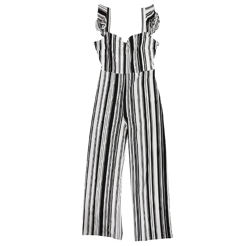 Fashion Women's Clothing Bar Iii Womens Tie-Back Jumpsuit