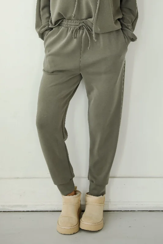 Casual Chic Ultra Air Soft Olive Joggers